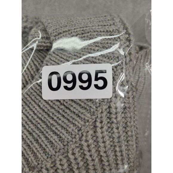 Sage the Label Women's Marled Grey Knit Twist Front Knit‎ Sweater Size M - Picture 7 of 7